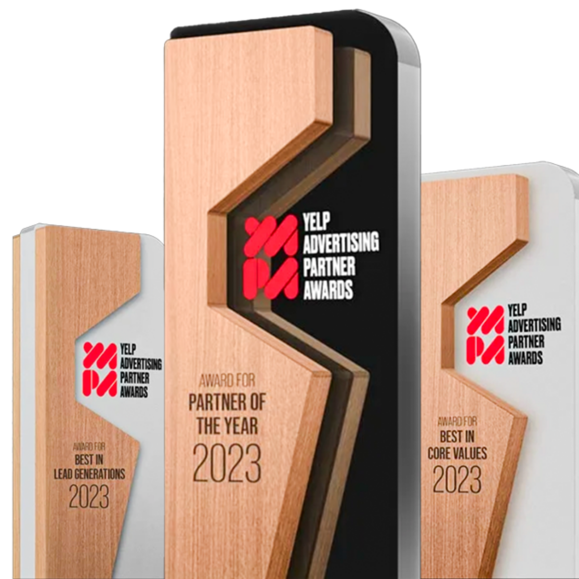 Yelp Advertising partner awards first place award given to iCatch marketing